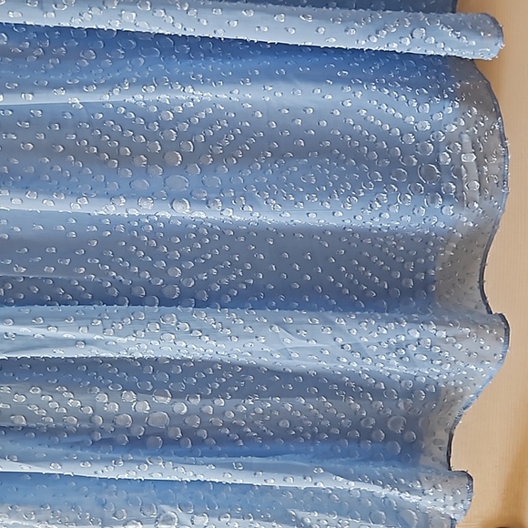 DKNY,NWT, Women's Pleated Front Cinch Sleeve Flowy Dress,Size 4,Zelda Blue - Picture 6 of 12